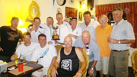 The winning Australia team.